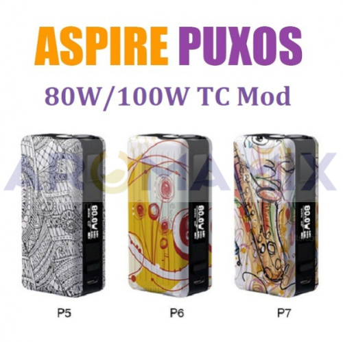 Aspire Puxos 80/100W TC Mod купить в Москве, Vape, Вейп, Электронные сигареты, Жидкости
