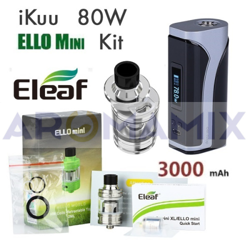 Eleaf iKuun i80 с ELLO mini kit купить в Москве, Vape, Вейп, Электронные сигареты, Жидкости фото 3