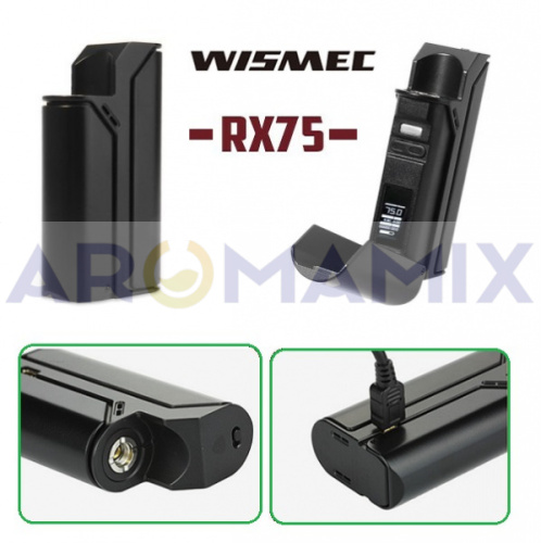 Wismec Reuleaux RX75 TC Mod купить в Москве, Vape, Вейп, Электронные сигареты, Жидкости