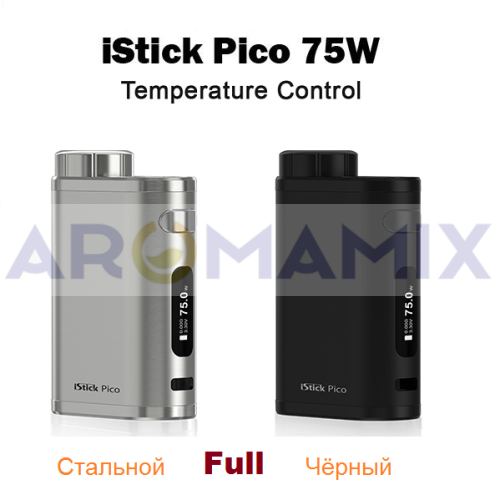 iStick Pico 75W mod (оригинал) купить в Москве, Vape, Вейп, Электронные сигареты, Жидкости фото 3