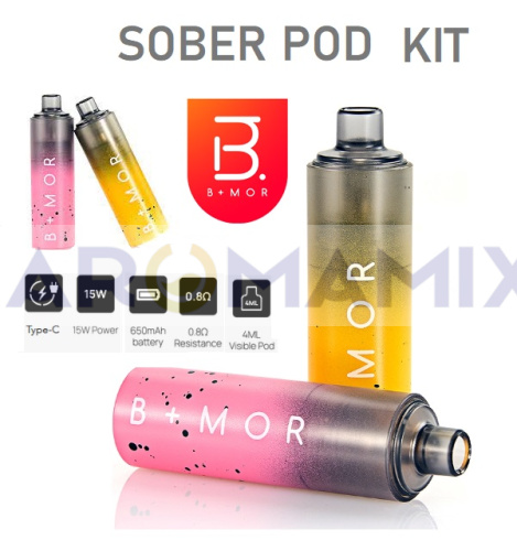 BMOR Sober pod 4ml купить в Москве, Vape, Вейп, Электронные сигареты, Жидкости фото 3