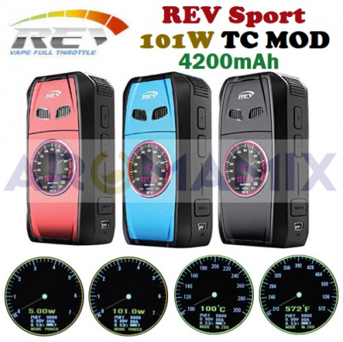 Rev Sport 101W Mod 4200mAh купить в Москве, Vape, Вейп, Электронные сигареты, Жидкости