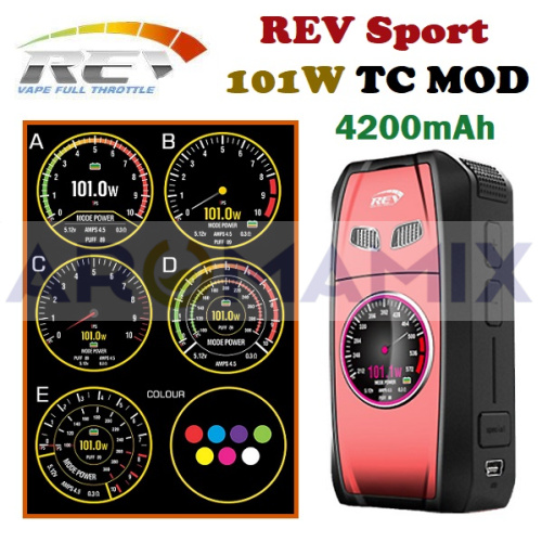 Rev Sport 101W Mod 4200mAh купить в Москве, Vape, Вейп, Электронные сигареты, Жидкости фото 3