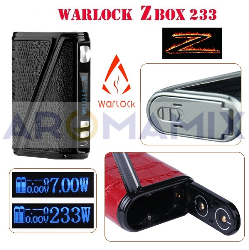 Rofvape Warlock Z-Box 233W mod купить в Москве, Vape, Вейп, Электронные сигареты, Жидкости фото 2