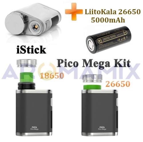 iStick Pico Mega TC Full Kit с аккумулятором (оригинал) купить в Москве, Vape, Вейп, Электронные сигареты, Жидкости фото 4