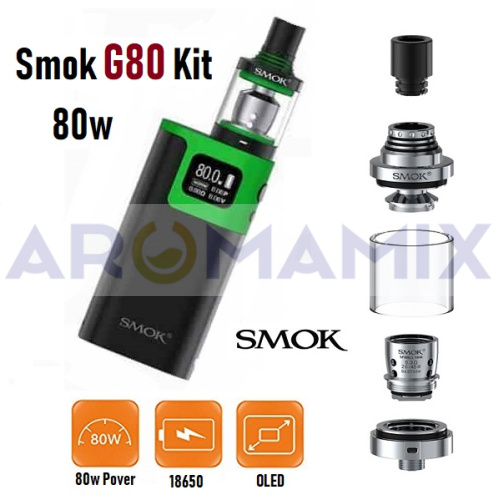 Smok G80 Kit 80W купить в Москве, Vape, Вейп, Электронные сигареты, Жидкости фото 5