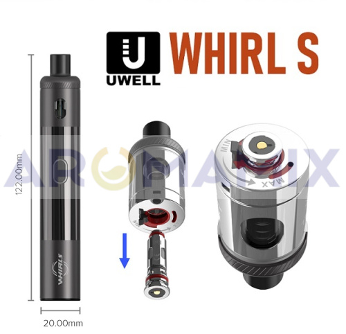 Uwell Whirl S Kit 1450mAh купить в Москве, Vape, Вейп, Электронные сигареты, Жидкости фото 3