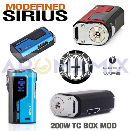 Lost Vape Modefined Sirius 200W (оригинал) купить в Москве, Vape, Вейп, Электронные сигареты, Жидкости фото 4