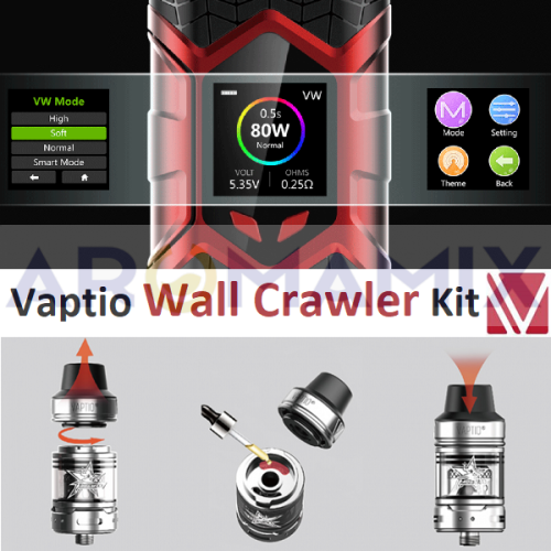 Vaptio Wall Crawler Kit 80w купить в Москве, Vape, Вейп, Электронные сигареты, Жидкости фото 4