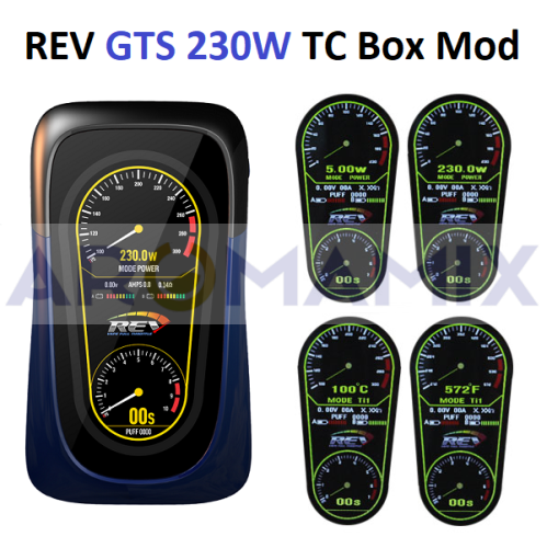 REV GTS 230W TC Mod купить в Москве, Vape, Вейп, Электронные сигареты, Жидкости фото 2