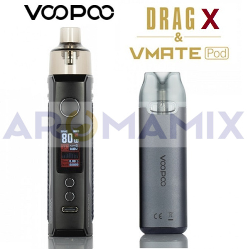 VOOPOO Drag X/S + Vmate Pod Gift Set купить в Москве, Vape, Вейп, Электронные сигареты, Жидкости фото 3