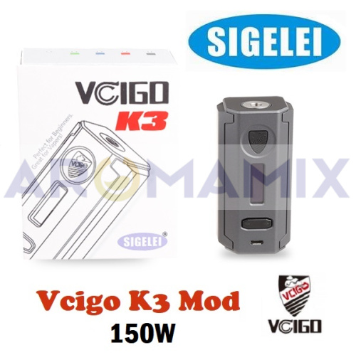 Sigelei Vcigo K3 150W Mod (оригинал) купить в Москве, Vape, Вейп, Электронные сигареты, Жидкости фото 5