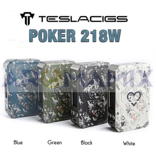 Tesla Poker 218W TC Mod купить в Москве, Vape, Вейп, Электронные сигареты, Жидкости фото 6