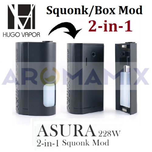 Hugo Vapor Asura 228W TC Squonk Mod купить в Москве, Vape, Вейп, Электронные сигареты, Жидкости фото 3