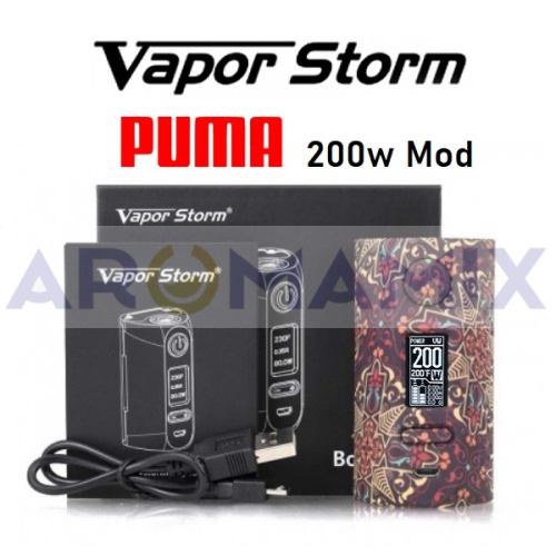 Vapor Storm Puma 200W Mod купить в Москве, Vape, Вейп, Электронные сигареты, Жидкости фото 2