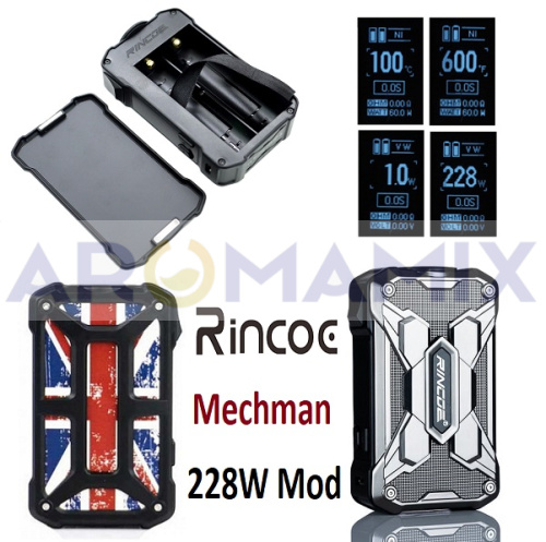 Rincoe Mechman 228W Mod купить в Москве, Vape, Вейп, Электронные сигареты, Жидкости фото 2