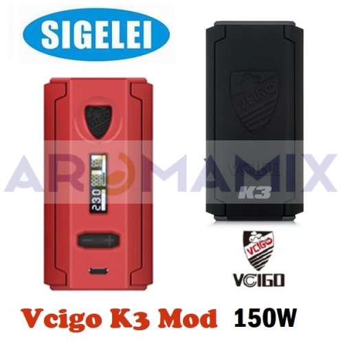 Sigelei Vcigo K3 150W Mod (оригинал) купить в Москве, Vape, Вейп, Электронные сигареты, Жидкости фото 4