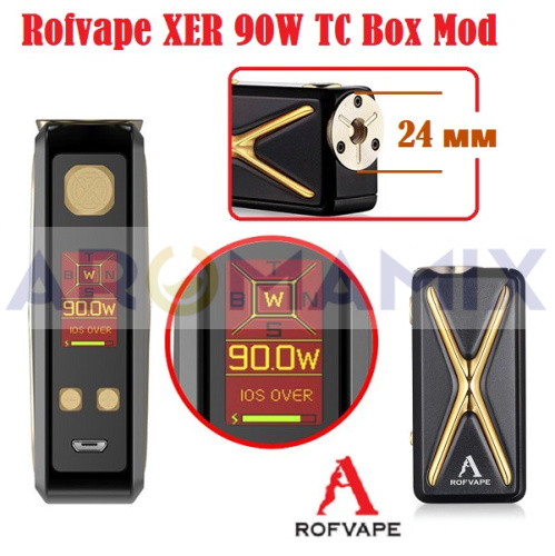 Rofvape XER 90W mod купить в Москве, Vape, Вейп, Электронные сигареты, Жидкости фото 6
