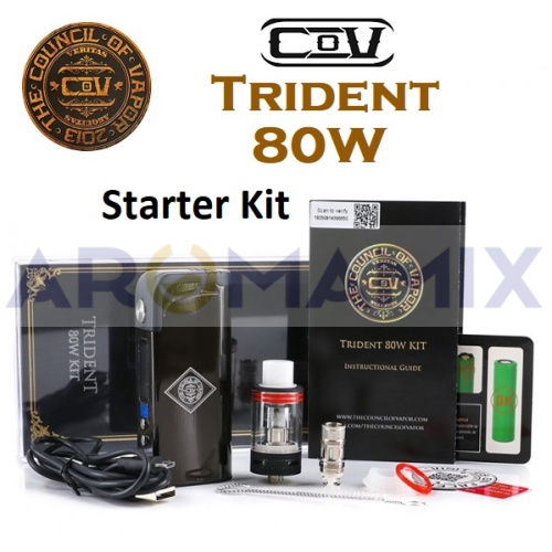 COV Trident 80W Starter Kit купить в Москве, Vape, Вейп, Электронные сигареты, Жидкости