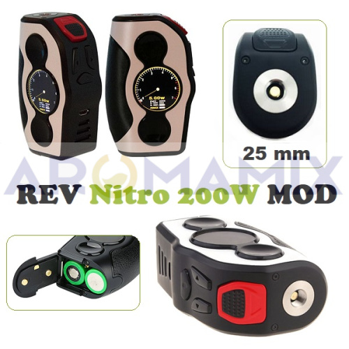 REV Nitro 200W Mod купить в Москве, Vape, Вейп, Электронные сигареты, Жидкости фото 3