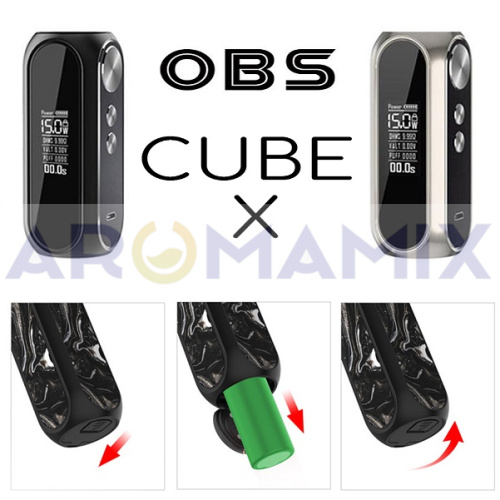 OBS Cube X 80W Mod (18650) купить в Москве, Vape, Вейп, Электронные сигареты, Жидкости фото 4