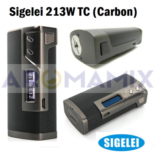 Sigelei 213W Carbon (оригинал) купить в Москве, Vape, Вейп, Электронные сигареты, Жидкости фото 4