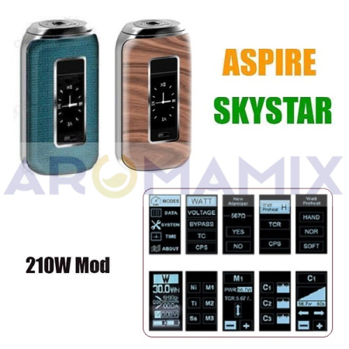Aspire Skystar Touch Screen TC MOD купить в Москве, Vape, Вейп, Электронные сигареты, Жидкости фото 2