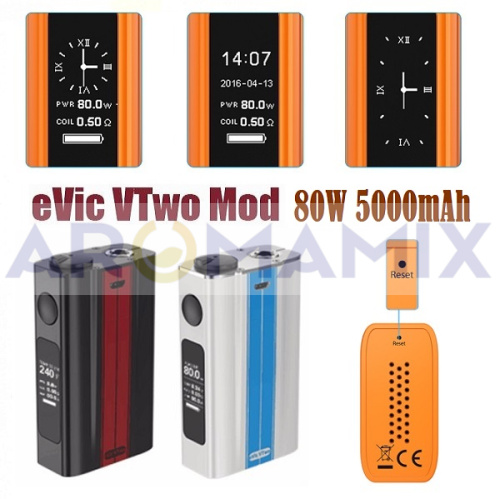 Joyetech eVic VTwo 5000 mAh 80w mod купить в Москве, Vape, Вейп, Электронные сигареты, Жидкости