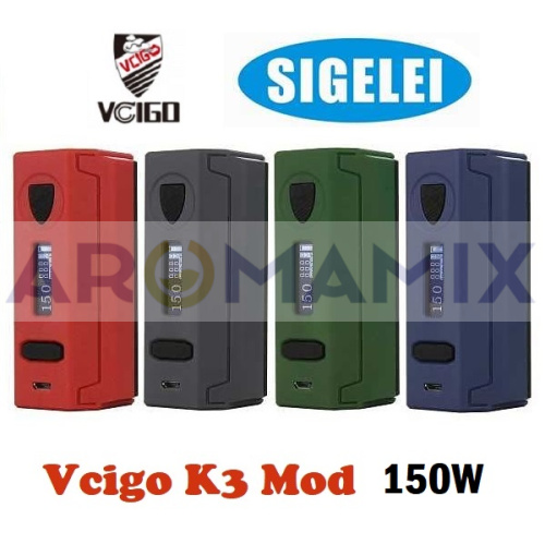 Sigelei Vcigo K3 150W Mod (оригинал) купить в Москве, Vape, Вейп, Электронные сигареты, Жидкости фото 2