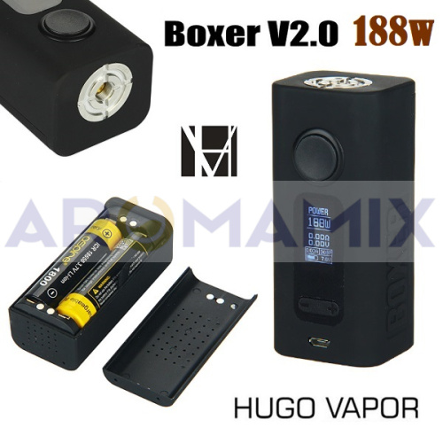 Hugo Vapor BOXER V2 188W (оригинал) купить в Москве, Vape, Вейп, Электронные сигареты, Жидкости