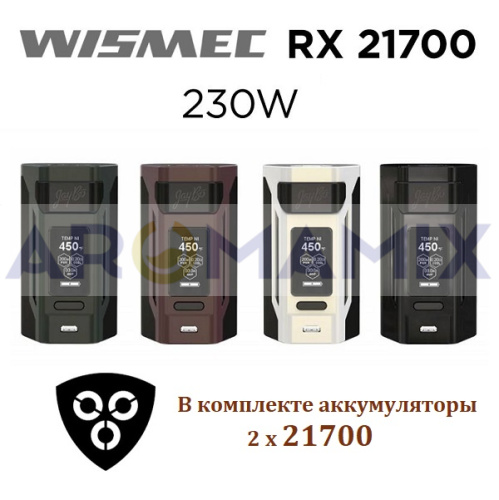 Wismec Reuleaux RX2 21700 (с аккум) купить в Москве, Vape, Вейп, Электронные сигареты, Жидкости фото 4