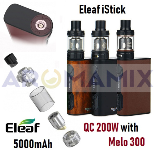 Eleaf iStick QC 200W with Melo 300 Kit- 5000mAh купить в Москве, Vape, Вейп, Электронные сигареты, Жидкости фото 2