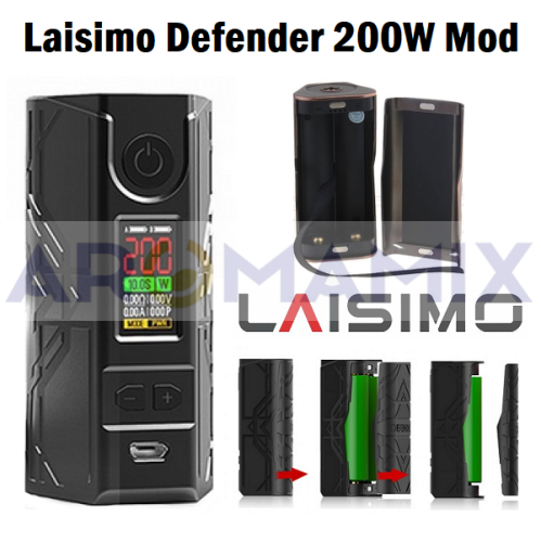 Laisimo Defender 200w Mod купить в Москве, Vape, Вейп, Электронные сигареты, Жидкости фото 3