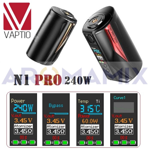 Vaptio N1 Pro 240 Вт mod купить в Москве, Vape, Вейп, Электронные сигареты, Жидкости фото 3