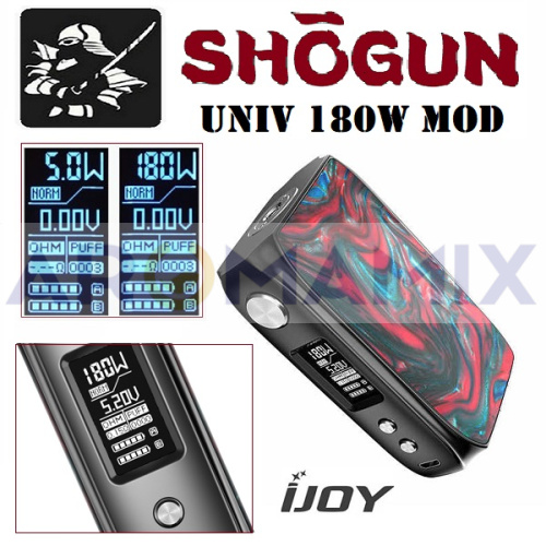 IJOY Shogun Univ 180W Mod купить в Москве, Vape, Вейп, Электронные сигареты, Жидкости фото 4