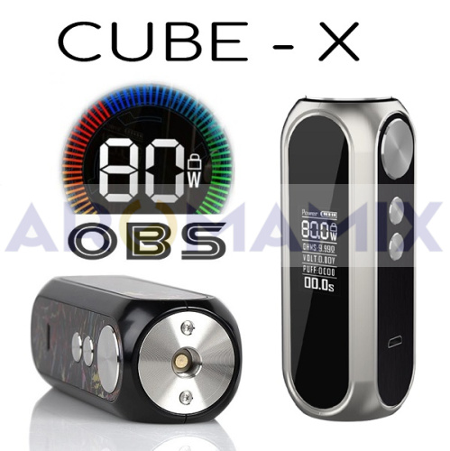 OBS Cube X 80W Mod (18650) купить в Москве, Vape, Вейп, Электронные сигареты, Жидкости фото 2