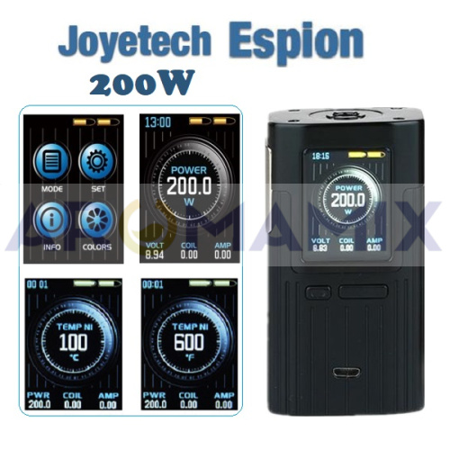 Joyetech Espion 200W TC MOD купить в Москве, Vape, Вейп, Электронные сигареты, Жидкости фото 2