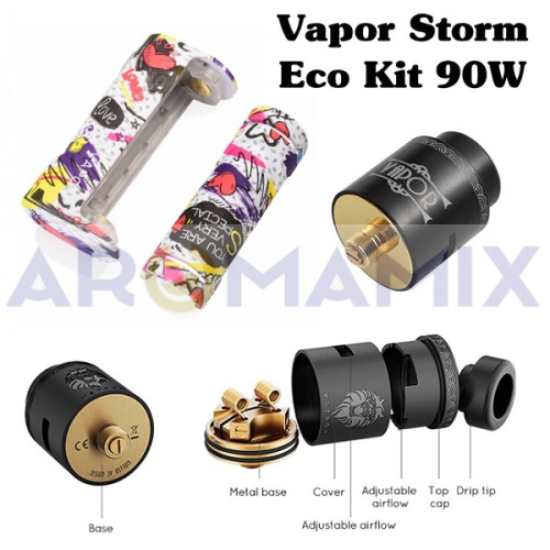 Vapor Storm ECO 90W RDA Kit (оригинал) купить в Москве, Vape, Вейп, Электронные сигареты, Жидкости фото 5