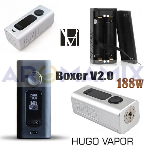 Hugo Vapor BOXER V2 188W (оригинал) купить в Москве, Vape, Вейп, Электронные сигареты, Жидкости фото 3