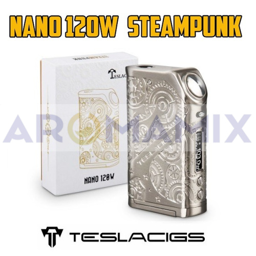 Tesla Steampunk Nano 120W купить в Москве, Vape, Вейп, Электронные сигареты, Жидкости фото 2