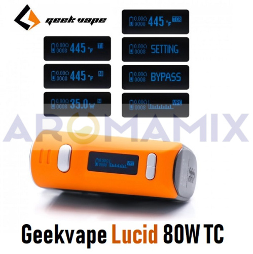 Geekvape Lucid 80W TC Mod купить в Москве, Vape, Вейп, Электронные сигареты, Жидкости фото 3