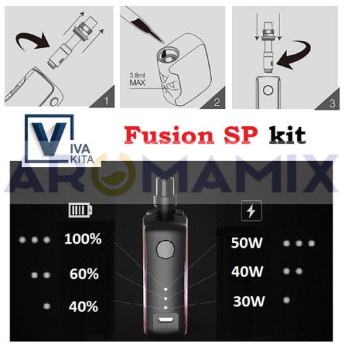 Fusion SP kit 1500 мАч купить в Москве, Vape, Вейп, Электронные сигареты, Жидкости фото 4