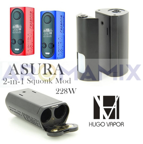 Hugo Vapor Asura 228W TC Squonk Mod купить в Москве, Vape, Вейп, Электронные сигареты, Жидкости фото 2