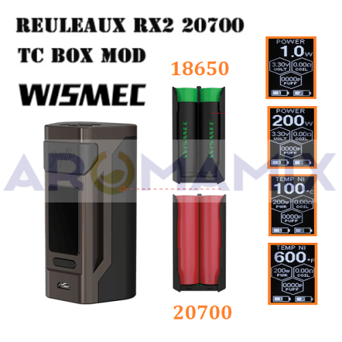 Wismec RX2 20700 (оригинал) купить в Москве, Vape, Вейп, Электронные сигареты, Жидкости фото 2
