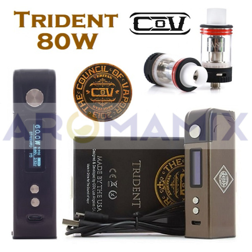 COV Trident 80W Starter Kit купить в Москве, Vape, Вейп, Электронные сигареты, Жидкости фото 4