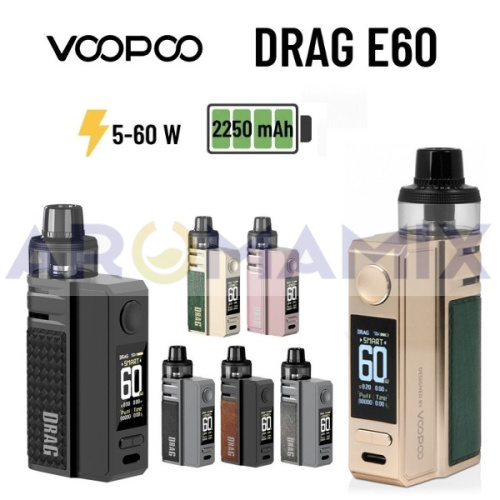 VooPoo DRAG E60 купить в Москве, Vape, Вейп, Электронные сигареты, Жидкости фото 2