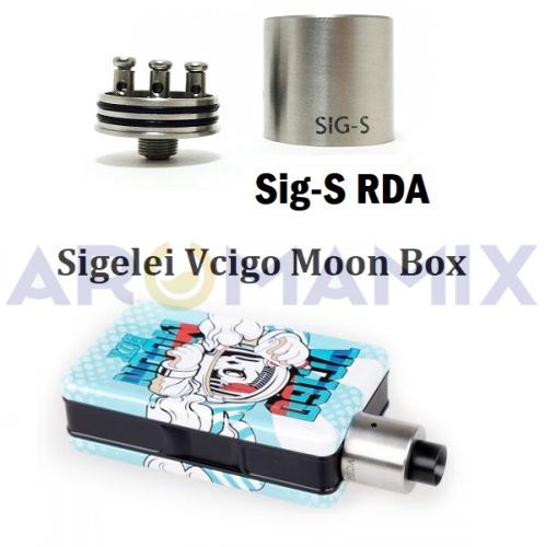 Sigelei Vcigo Moon Box 200W Mod Sig-S RDA Kit купить в Москве, Vape, Вейп, Электронные сигареты, Жидкости фото 4