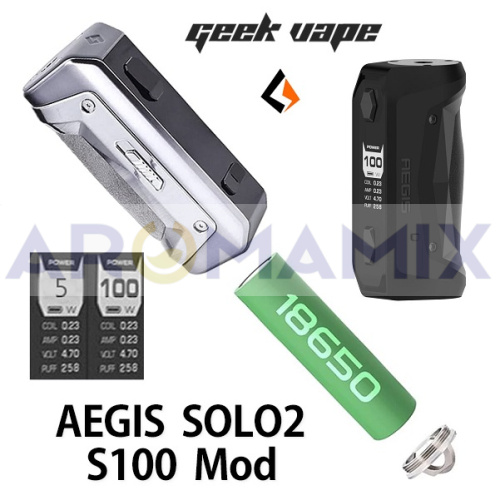 GeekVape Aegis Solo 2 S100 Mod купить в Москве, Vape, Вейп, Электронные сигареты, Жидкости фото 3