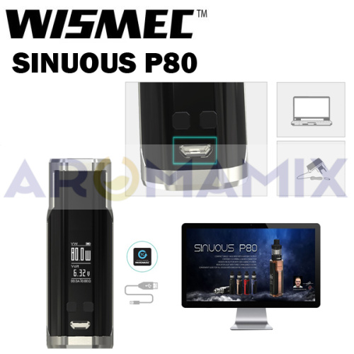Wismec Sinuous P80 (оригинал) купить в Москве, Vape, Вейп, Электронные сигареты, Жидкости фото 4