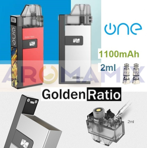 Onevape Golden Ratio Pod Starter Kit 1100mAh купить в Москве, Vape, Вейп, Электронные сигареты, Жидкости фото 3